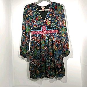 Flying Tomatoes Fit & Flare BOHO Tunic Top